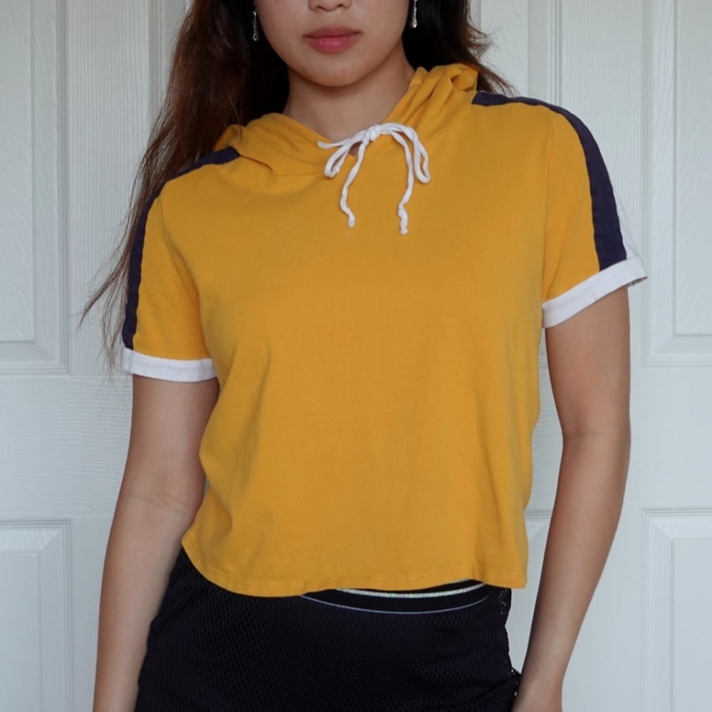 Charlotte Russe Hoodie Crop Top